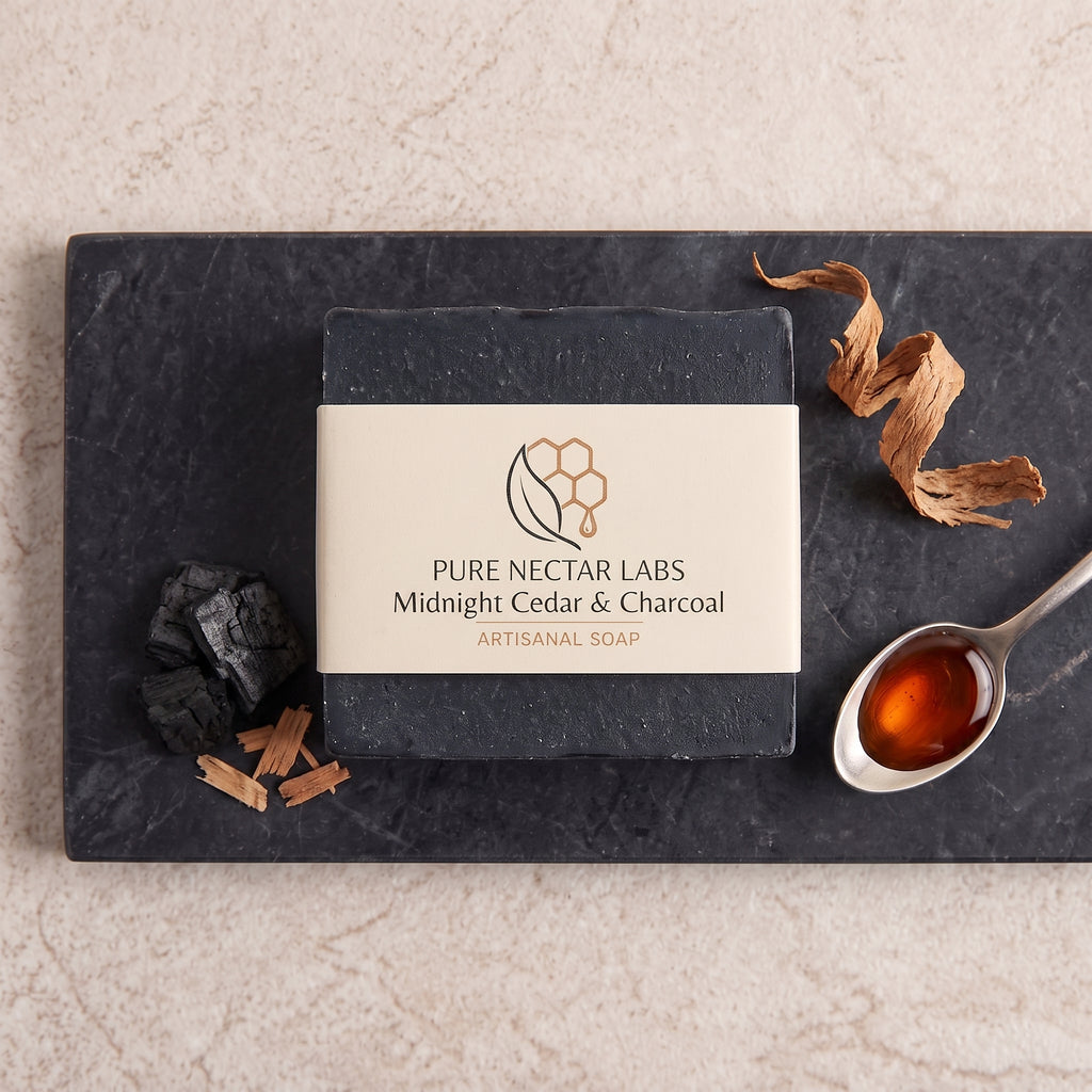 Midnight Cedar & Charcoal - Artisanal Soap