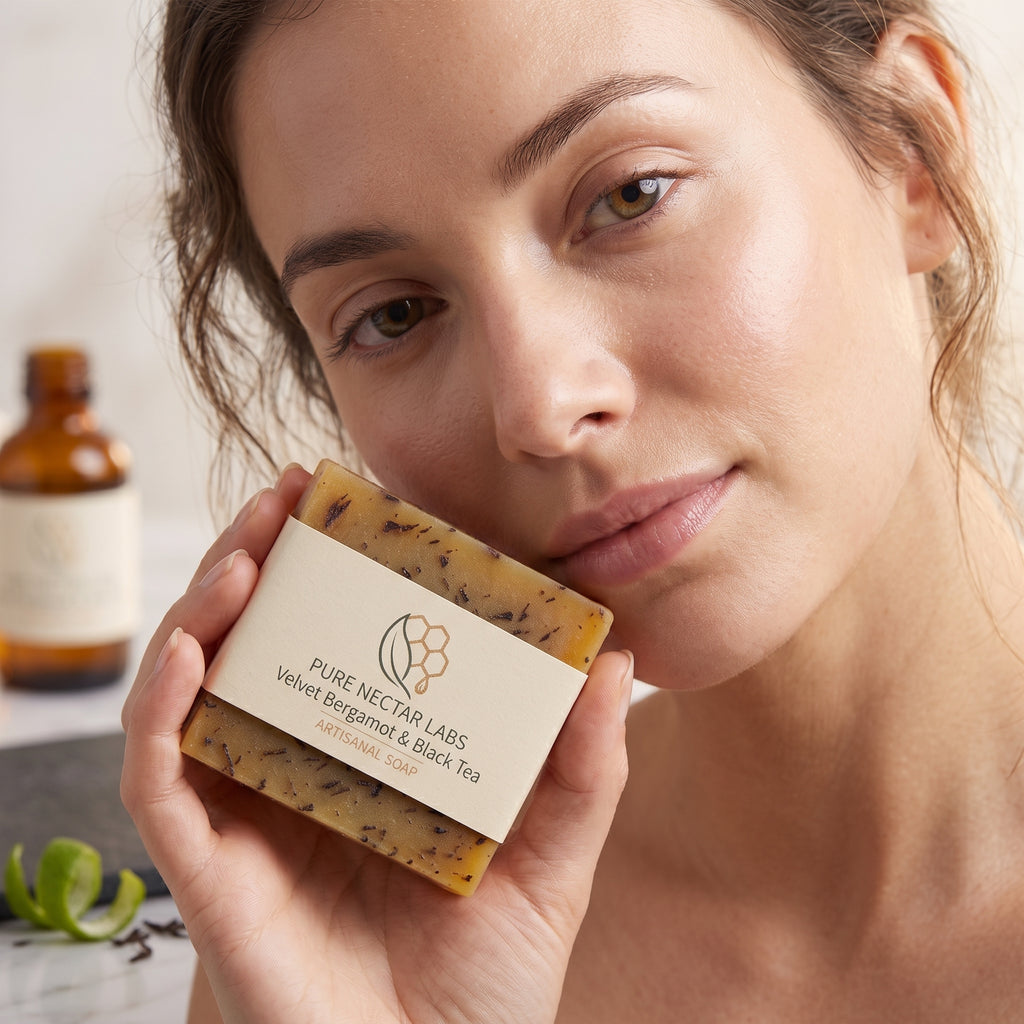 Velvet Bergamot & Black Tea - Artisanal Soap