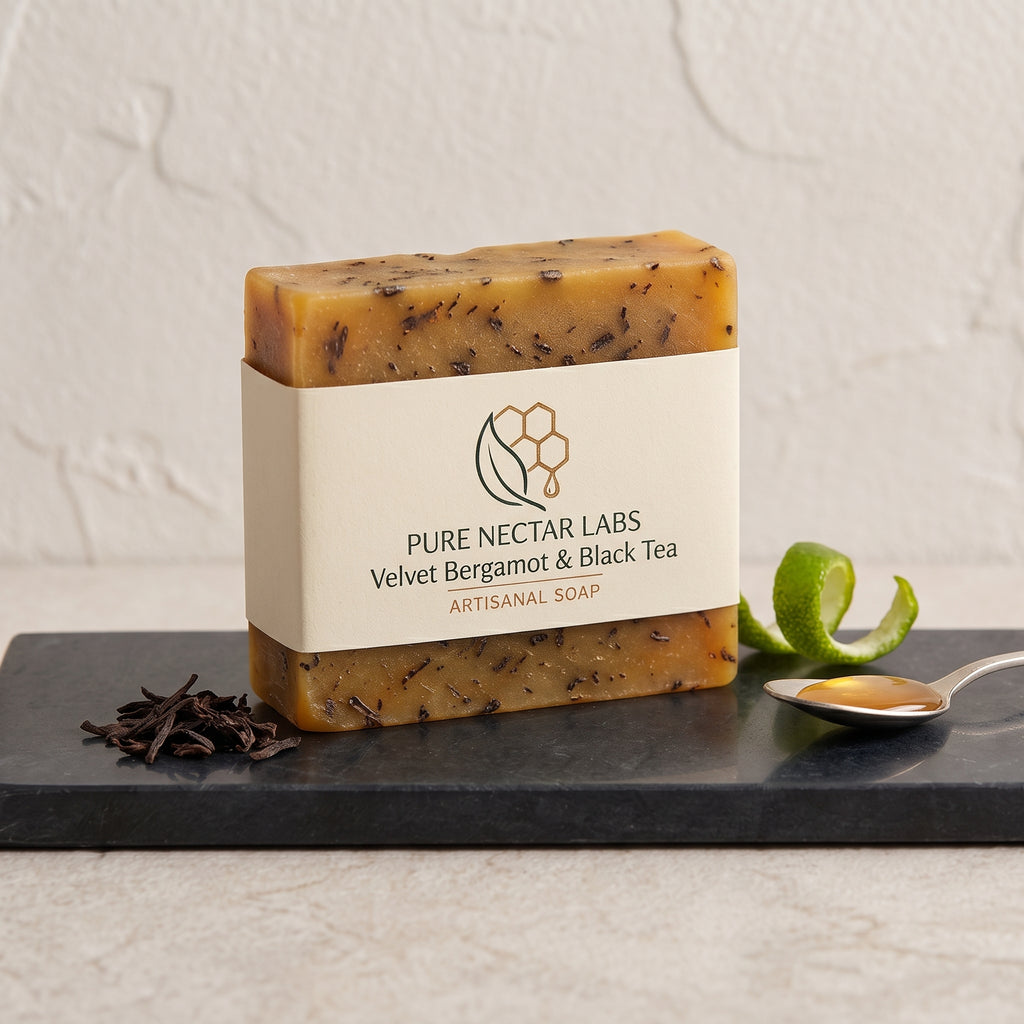 Velvet Bergamot & Black Tea - Artisanal Soap